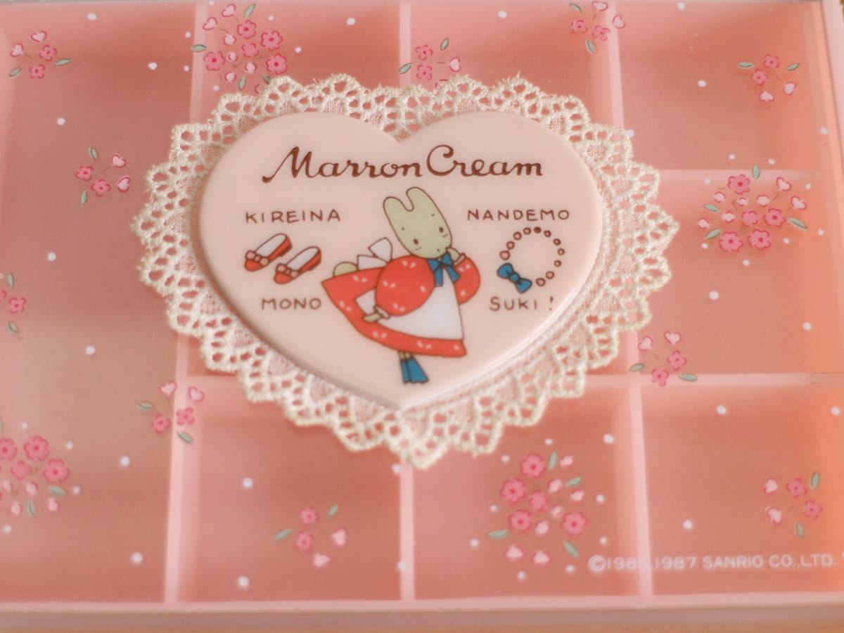 マロンクリーム サンリオ ミニチェスト チェスト 小物入れ マロン 