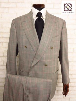 【限定SALE，人気】 超 チェザーレアットリーニ Cesare Attolini 最高級シルク混極上生地 ダブルスーツ メンズ グレー size50 ◯MS1642◯(ダブルスーツ)｜売買されたオークション情報、yahooの商品情報をアーカイブ公開 ダブルスーツ