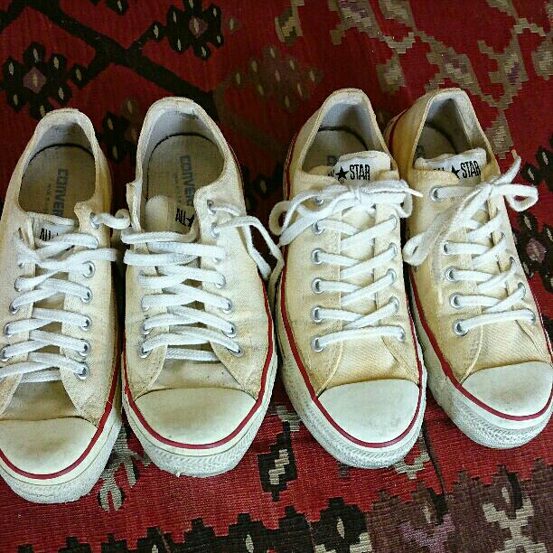コンバースCONVERSE ALLSTARオールスターUSA製2足setキャンバス中古