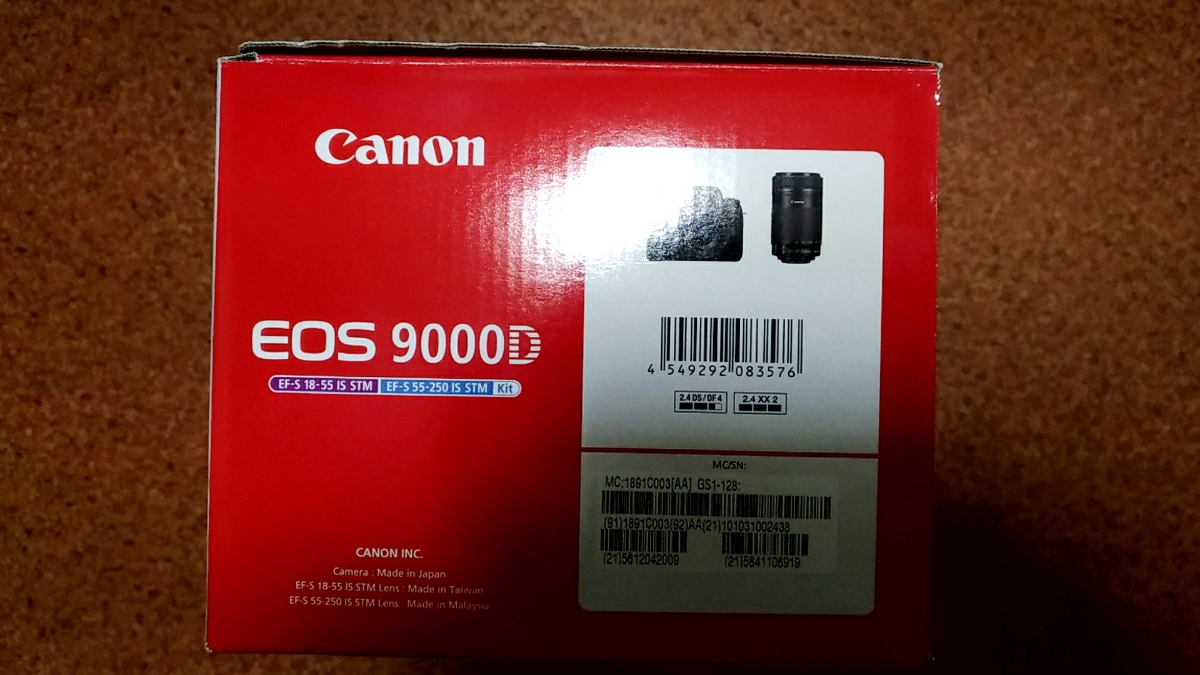 Canon EOS 9000D ダブルズームキット EF-S18-55mm/EF-S55-250mm 