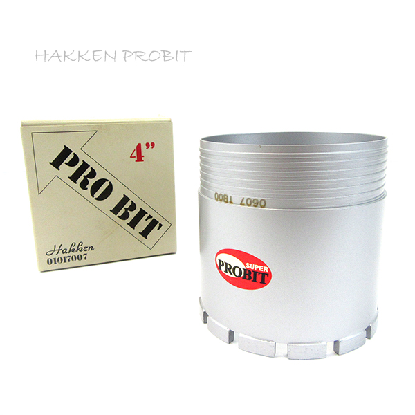 未使用 HAKKEN ハッケン 発研 コンセック PRO BIT ダイヤモンド コアドリル 4インチ タイプB00 プロ ビット 北ξTK