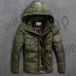 新品■NIAN JEEP■UUY10A05*軽量　ダウンジャケート　ジャケート軍緑XL Jeep ダウンジャケット ジープ JUMPER HOOD POCKET