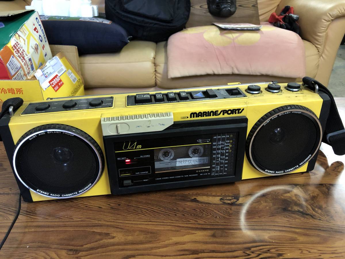 SANYO サンヨー ラジオマイクロカセットレコーダー　MR-TT14 ☆SANYO マイクロラジオカセット レコーダー MR-TT14