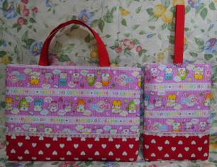 ハンドメイド かみさまみならい ヒミツのここたま レッスンバッグ二点セット 入園入学 ピンク レッスンバッグ トートバッグ 売買されたオークション情報 Yahooの商品情報をアーカイブ公開 オークファン Aucfan Com