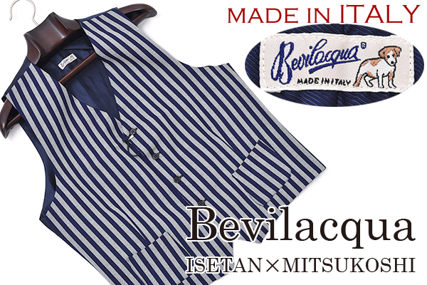 f341新品29，160円/Bevilacqua/ベヴィラクア/ ロンスト オッドベスト 
