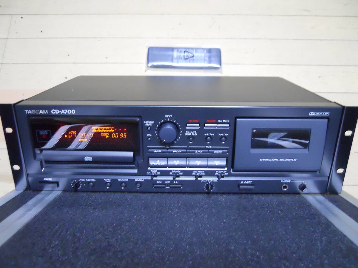TASCAM CD-A700 | - 公式通販 CD⁄カセットプレーヤー Yahoo