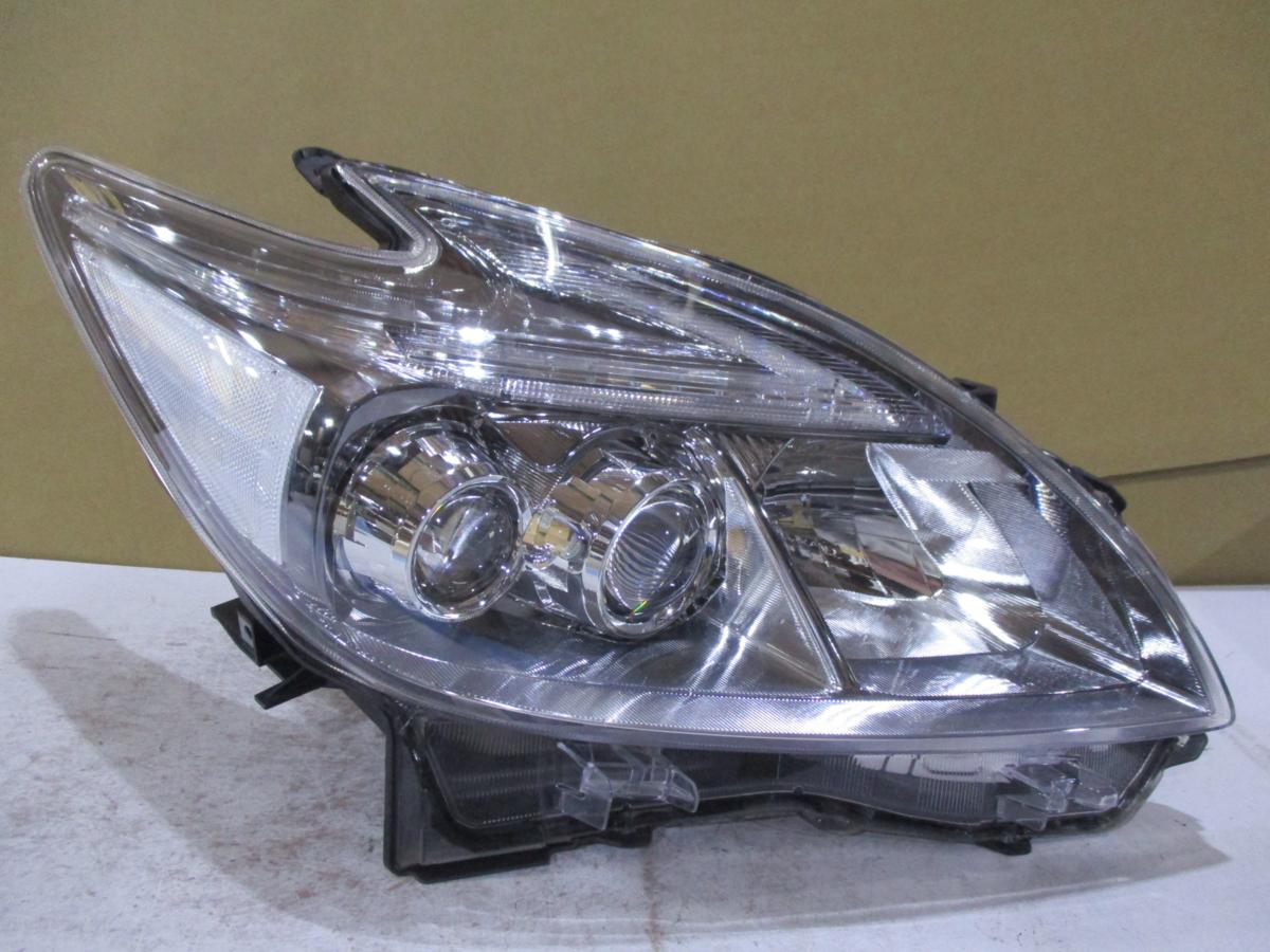 即決　プリウス　ZVW30 後期　LED　右ヘッドライト　純正　81145‐47383/ KOITO 47-30 刻印:サ プリウス ZVW30 後期 プリウス30 純正ヘッドライト ジャンク!!