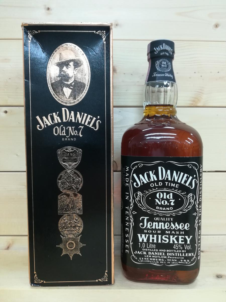 1円～ ジャックダニエルOLD No7 1000ml 45% 旧ボトル テネシー