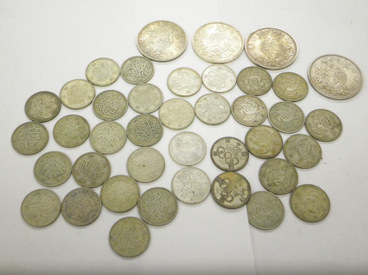 東0B ◎東京オリンピック 鳳凰 稲 1000円 /4枚 100円 /36枚 銀貨