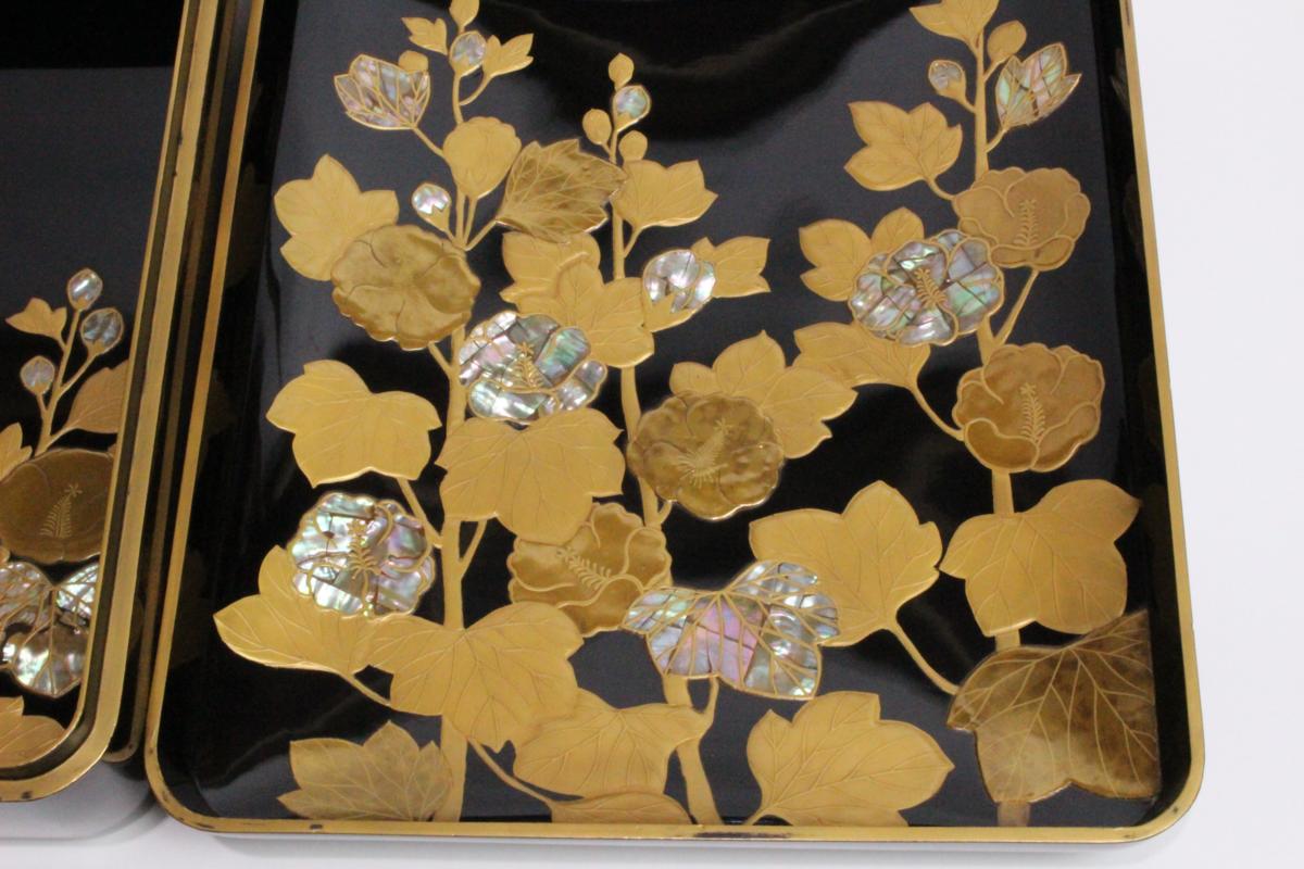 蒔絵絵梨地八角形硯箱　漆器 文箱 金箔装飾 蒔絵絵梨地八角形硯箱 漆器 文箱 金箔装飾 【公式通販】