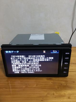 トヨタ純正　SDナビ NSZT-W64　中古品　送料込み