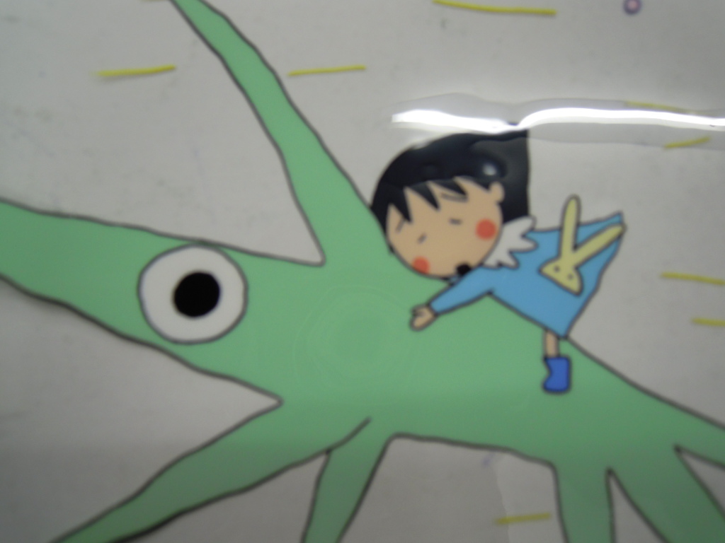 レア！ちびまる子ちゃん　さくらももこ　セル画 ちびまる子ちゃん オープニングセル画 日本アニメ さくらももこ 1990年