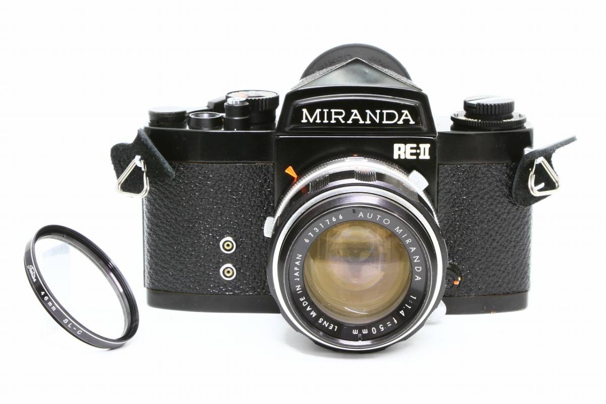 MIRANDA ミランダ RE-Ⅱ 黒ボディ + AUTO MIRANDA 50mm F1.4 一眼レフ