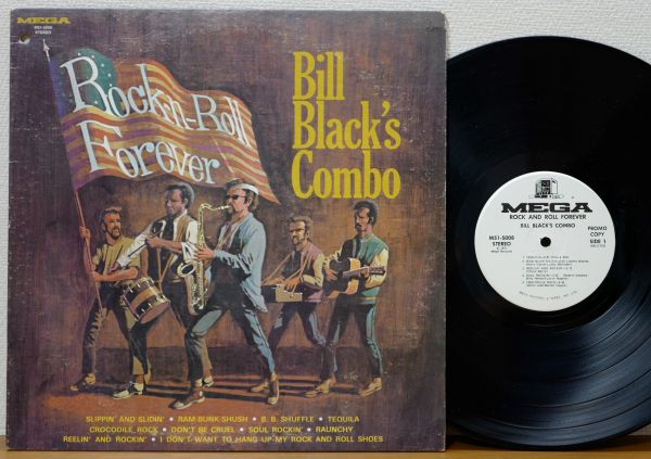 白ラベルpromoプロモUSオリジナル見本盤LP○Bill Black's Combo / Rock