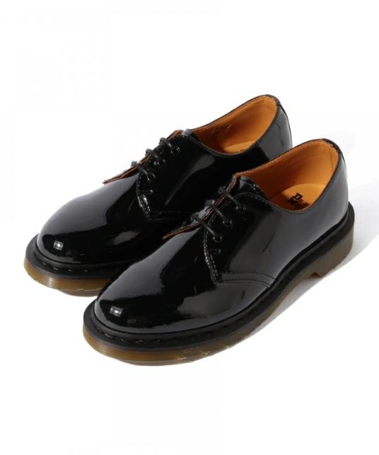 【1円から！・新品】Dr.Martens×BEAMS別注 パテント 3ホール プレーントゥ UK8 US9 26.5～27cm ドクターマーチン×ビームス エナメル