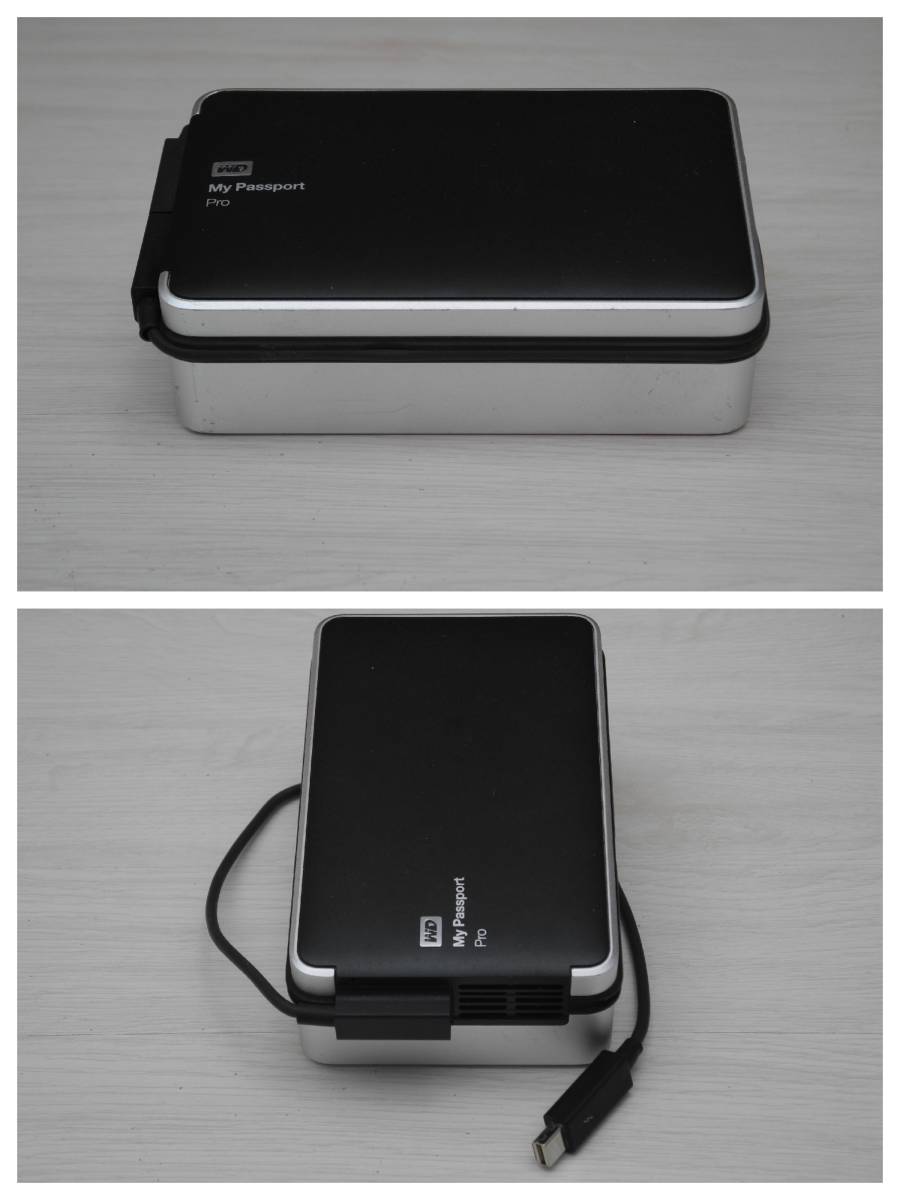 Thunderbolt 外付けHDD WD My Passport Pro 4TB Thunderbolt RAID