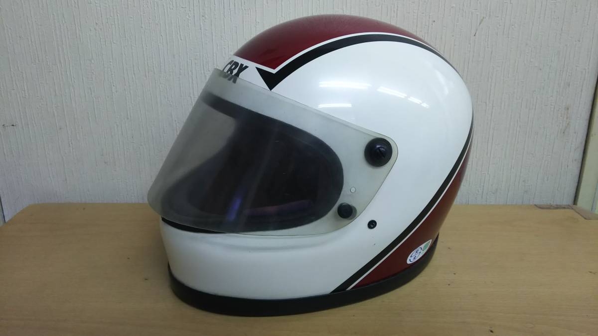 2026年最新CBX用ヘルメット＆シールド特集 当時物　 希少　 CBX400Ｆ　オプションヘルメット？（本物か確認出来ません。）　中古品　サイズ（５６～５７cm位） - 人気商品をお得に購入