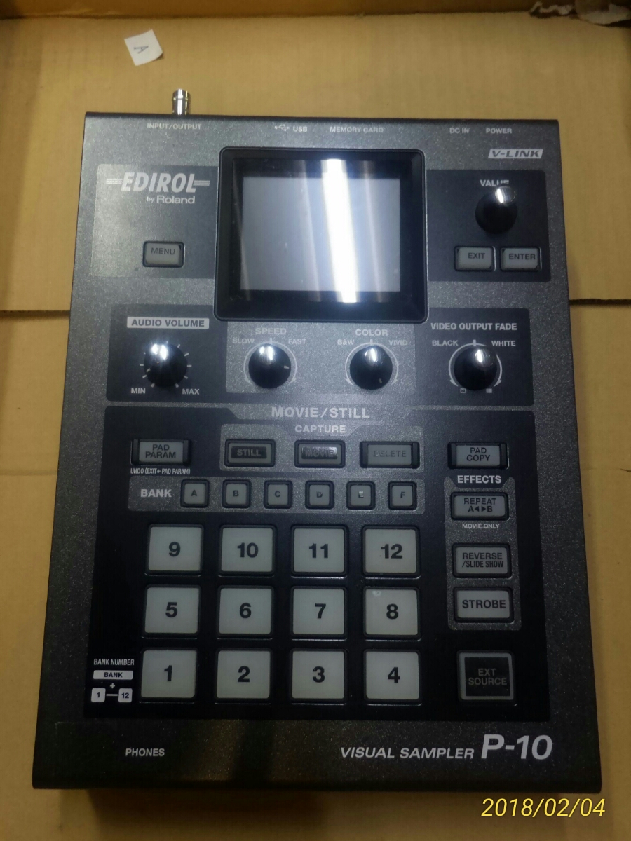 P-10 Roland Visual Sampler EDIROL ビジュアルサンプラー Video
