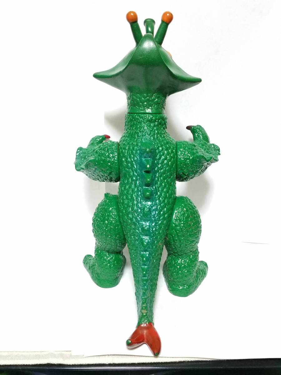 緑色怪獣フィギュア ギララ 極美品！ 当時物 マルサン製 ソフビ 宇宙大