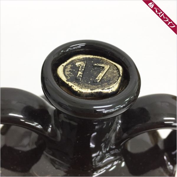 1円 バランタイン 17年 スコッチ ウイスキー 陶器ボトル 替栓付き 750mm 箱付き【030】