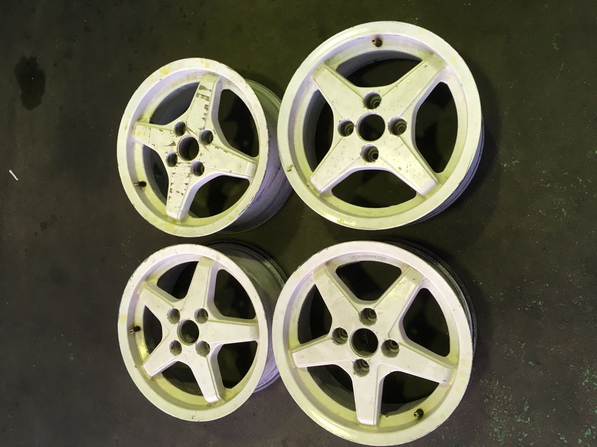 当時物 ボルクレーシング レイズ 14インチ6J ホイールのみ RAYS VOLK 