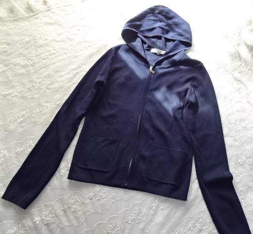 M-PREMIER　COUTURE　ニットジップパーカー　サイズ36