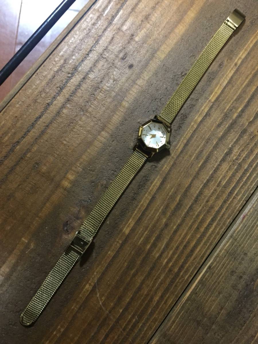 中古格安☆agete アガット オクタゴン（八角形）ウォッチ☆agete FIRST