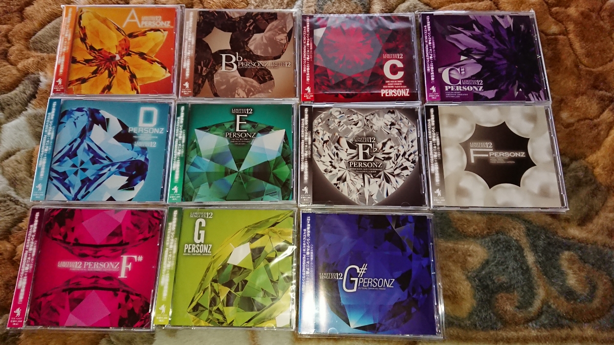 PERSONZ LIMITED SINGLES 12 11枚セット 【公式通販】