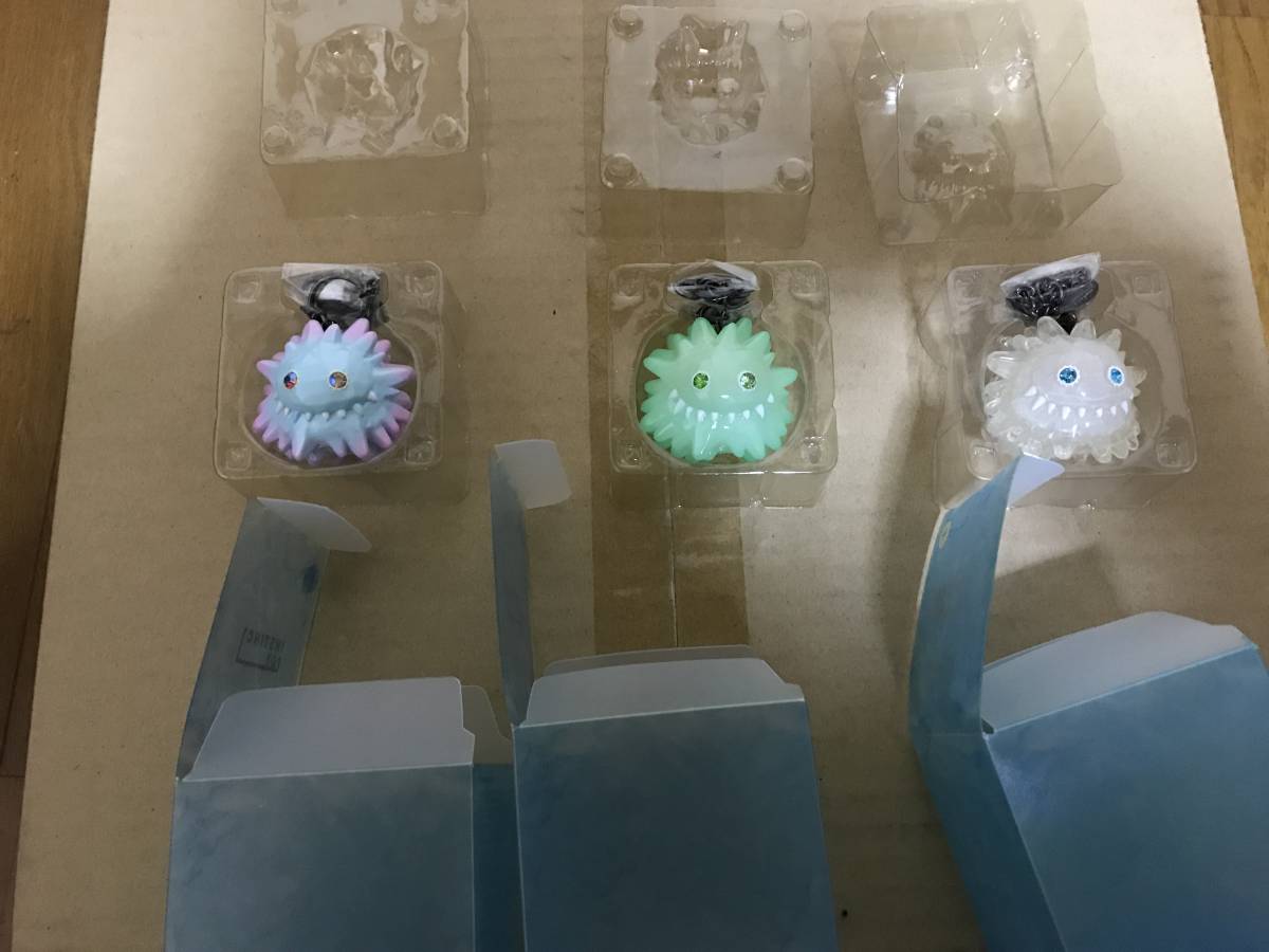 【開封未展示】 instinctoy インスティンクトイ ICE LIQUID 3種セット ソフビ デザイナートイ