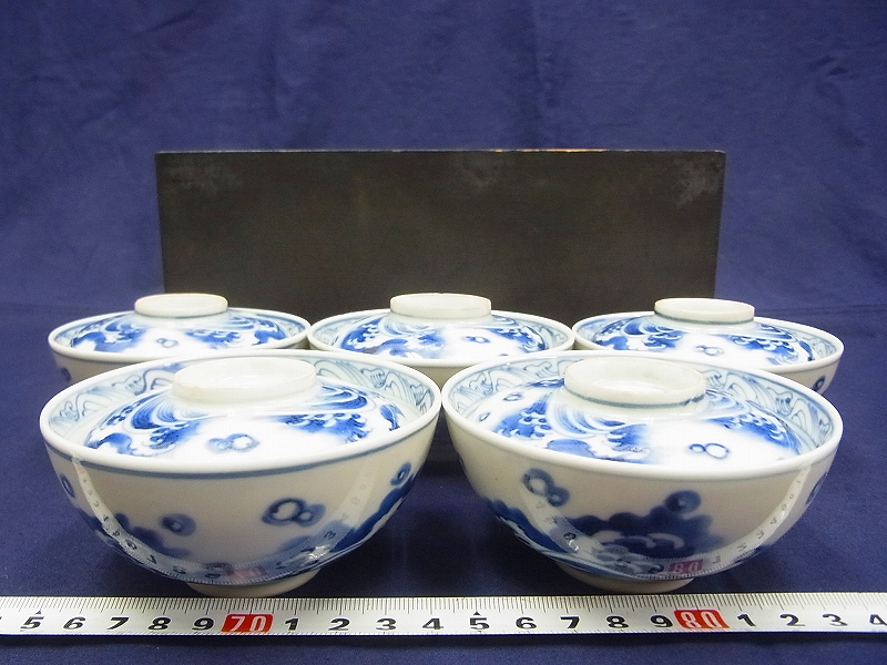 古伊万里 染付 | 蓋茶碗 iichi 江戸後期 (有)新原美術 日々の暮らし
