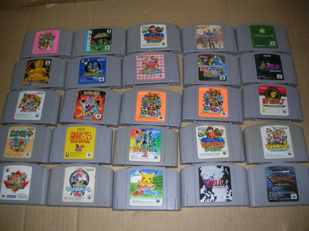 Ｎ６４◆ソフト９５本セット◆箱説無◆ジャンク扱い_2