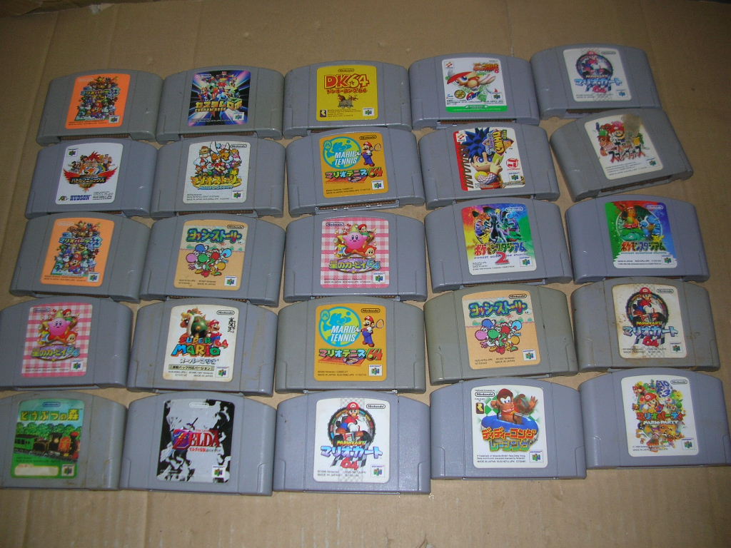 Ｎ６４◆ソフト９５本セット◆箱説無◆ジャンク扱い_3