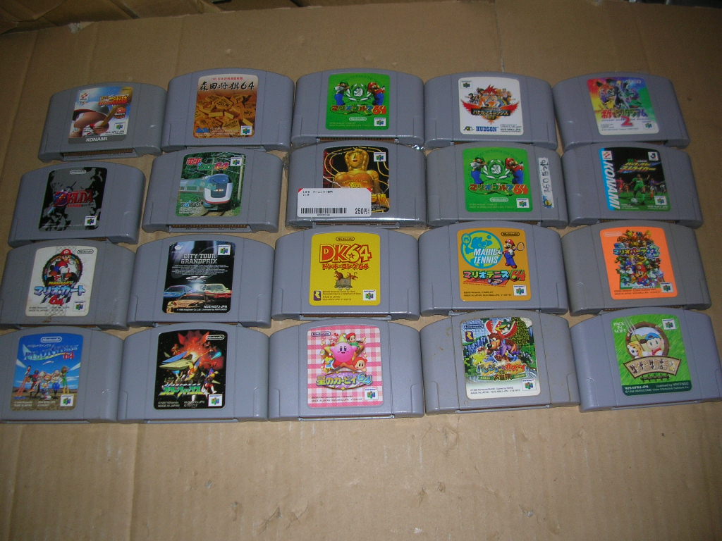 Ｎ６４◆ソフト９５本セット◆箱説無◆ジャンク扱い_4