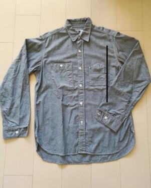engineered garments ワークシャツ 美品 シャンブレーシャツ M