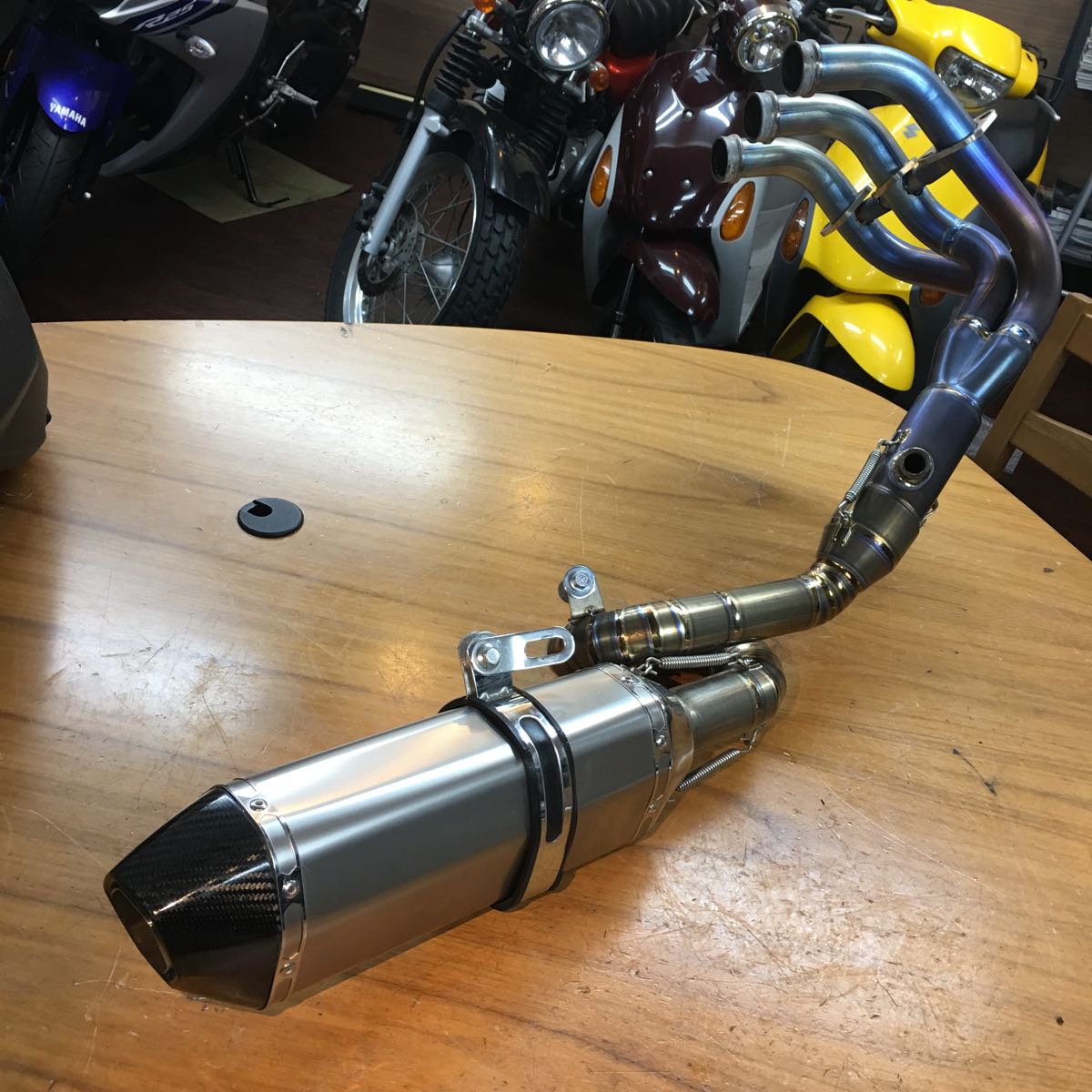 セロー225 セロー225W純正マフラー_エキパイ4JG_93-96年SEROWカモシカ