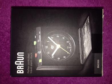 新品☆ブラウン BRAUN トラベル アラーム クロック 置き時計 BNC