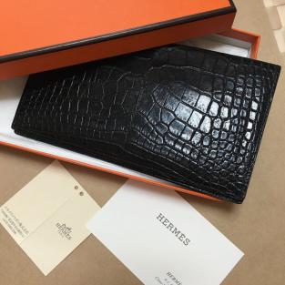 エルメス クロコダイル フレミング財布 メンズ 商品名フレミング 長