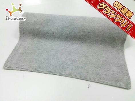 クルチアーニ Cruciani マフラー カシミヤ グレー 美品 ファッション