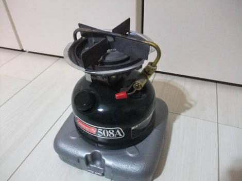 コールマン Coleman 508A ガソリン シングルバーナー + ウインド