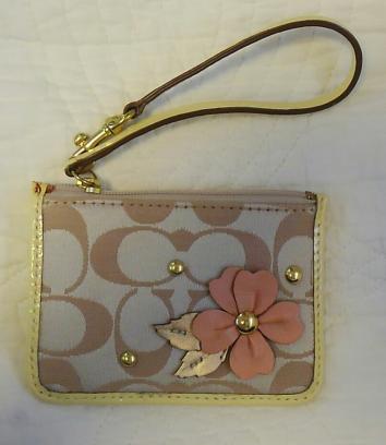未使用☆コーチ COACH フラワーアップリケ フローラルアップリケ 定期 