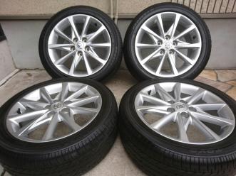 美品】プリウスα ツーリング 純正 ホイール タイヤ4本セット 215