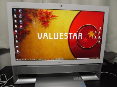 最終値引き価格 【1円スタート】NECデスクトップパソコン VALUESTAR◆Windows8.1◆Core i７◆23型ワイド◆メモリ８GB◆ブルーレイ◆送料無料◆PC-VN770NSW