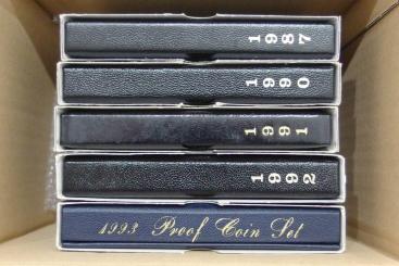 ◯プルーフ貨幣セット 5セット（1987／1990／1991