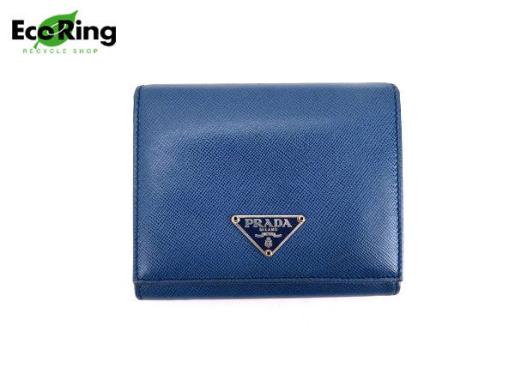PRADA プラダ | 財布 ブルー レディース 三つ折り財布 - ミニ・二
