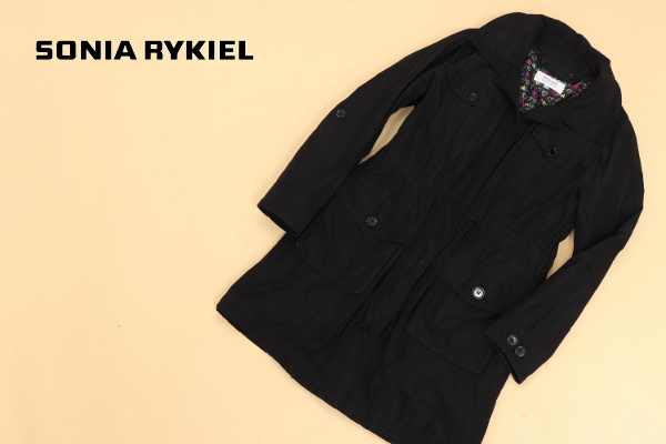 SONIA RYKIEL ソニアリキエル - 美品 テーラード ウール アンゴラ混 花 