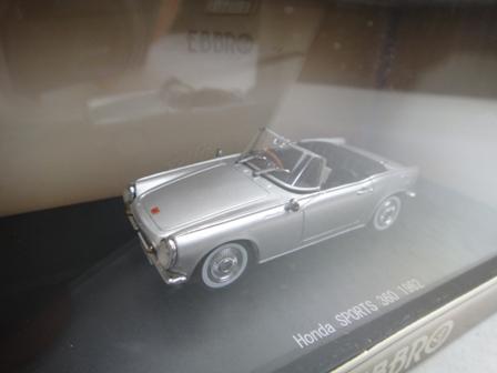 1/43エブロ45465 ホンダ スポーツ 360 1962 シルバー 【公式通販】