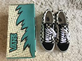 1円～ VANS 50th記念 V36 OG CHECK 完全復刻 27cm / ビンテージ バンズ V36 オリジナル チェッカーフラッグ OLDSKOOL オールドスクール