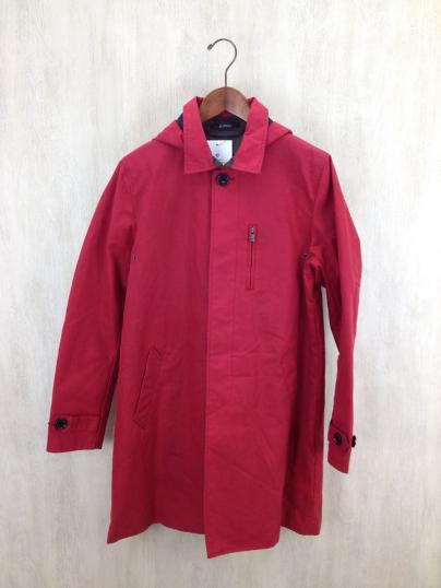 JOHN BULL◆ステンカラーコート/M/コットン/RED