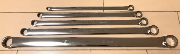 スナップオンsnap-on ストレートメガネレンチ 5本