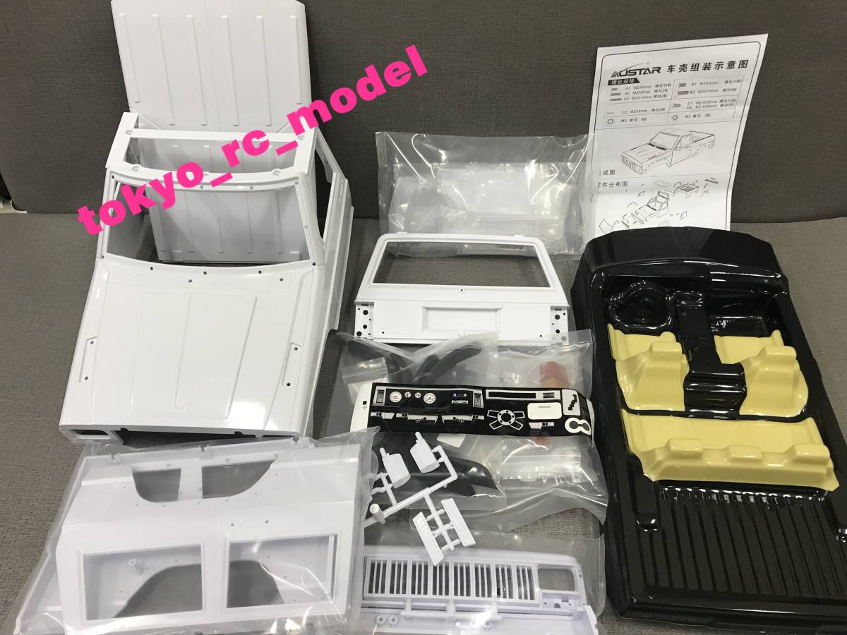 ★実車感抜群、高級品★Axialクローラー SCX10Ⅱ３１３ホイールベース汎用チエロキー ボデイ（９００４６、４７チエロキーなど対応）